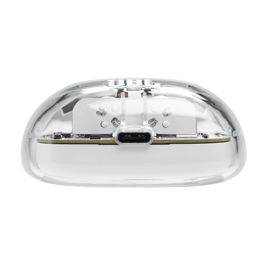 JBL Tune Beam 2 Ghost Edition - Ghost White - True Wireless Noise Cancelling Earbuds - Bottom